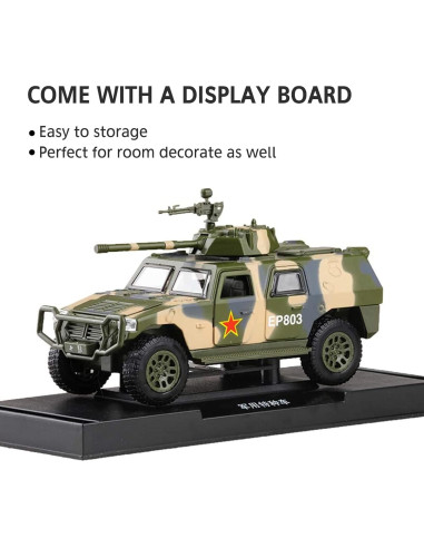 Camión Militar CORPER TOYS 1:50 con Luces y Sonidos