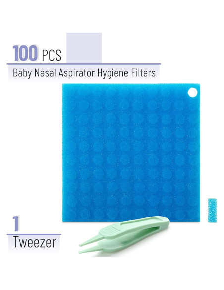 Filtros de Higiene para Aspirador Nasal Bebé Mr. Pen - 100 Unidades Filtros de Higiene para Aspirador Nasal Bebé Mr. Pen - 100 Unidades