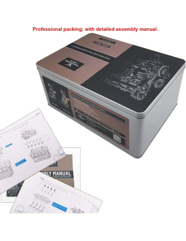 Kit de ensamblaje motor 4 cilindros DjuiinoStar 300 piezas