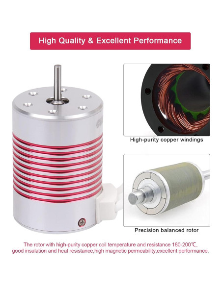 Motor Sin Escobillas 540 DideaECO 3650 5900KV 3.175mm Motor Sin Escobillas 540 DideaECO 3650 5900KV 3.175mm