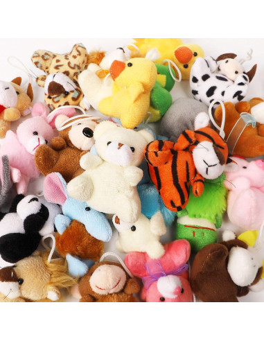 Juegoal 26 Mini Juguetes de Peluche para Niños 6-7 cm