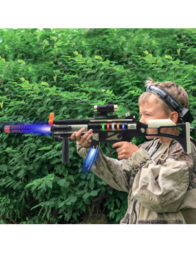 Linterna MP5 Apple Star con luces y sonidos para niños