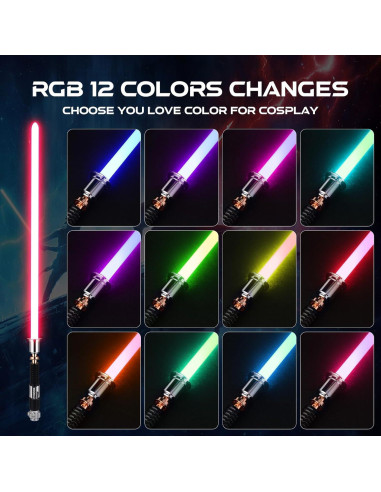 Sable de Luz CVCBSER RGB 104 cm con Efectos de Sonido