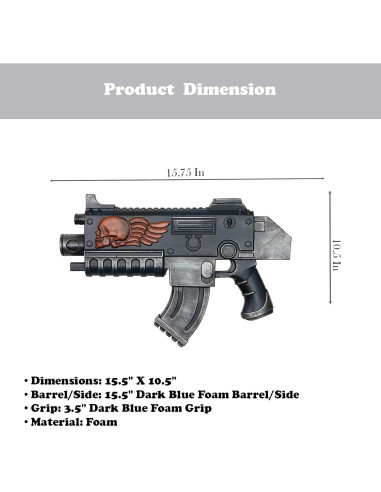 Réplica de Arma de Espuma Bolter War H 40K 39,37 cm