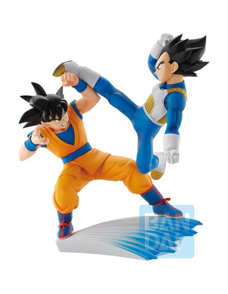 Estatua Coleccionable Dragon Ball DAIMA Goku vs Vegeta 19 cm Estatua Coleccionable Dragon Ball DAIMA Goku vs Vegeta 19 cm