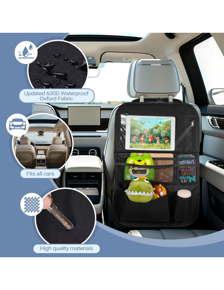 Organizador de Asiento Trasero KOHUIJOO con Mesa Plegable Organizador de Asiento Trasero KOHUIJOO con Mesa Plegable