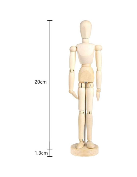 Maniquí de Madera Artístico 20 cm Holiberty Flexible Maniquí de Madera Artístico 20 cm Holiberty Flexible
