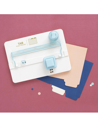 Tab Punch Board We R Memory Keepers - Herramienta de Scrapbooking