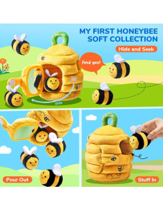 Juguete Colmena Suave JoyCat para Bebés 0-12 Meses 2