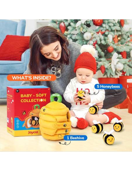 Juguete Colmena Suave JoyCat para Bebés 0-12 Meses Juguete Colmena Suave JoyCat para Bebés 0-12 Meses