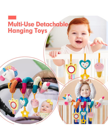 Juguetes para Silla de Auto Hahaland Bebés 0-6 Meses