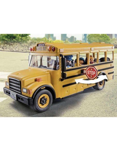 Autobús Escolar Playmobil 2022 con luces y figuras Autobús Escolar Playmobil 2022 con luces y figuras