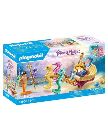 Carroza de Caballo de Mar Playmobil 71500 - 35 Piezas Carroza de Caballo de Mar Playmobil 71500 - 35 Piezas
