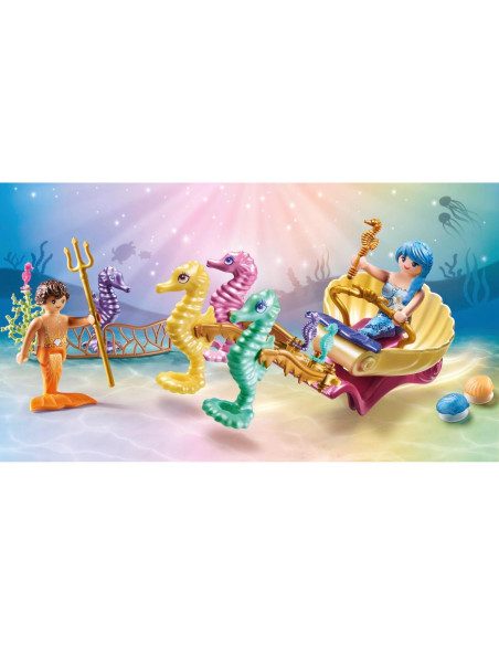 Carroza de Caballo de Mar Playmobil 71500 - 35 Piezas Carroza de Caballo de Mar Playmobil 71500 - 35 Piezas