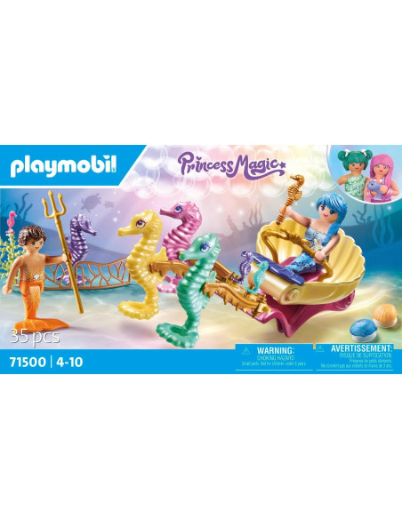Carroza de Caballo de Mar Playmobil 71500 - 35 Piezas Carroza de Caballo de Mar Playmobil 71500 - 35 Piezas