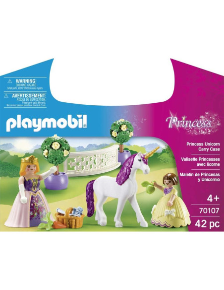 Maletín Princesa Unicornio Playmobil 70107 25x19x5 cm Maletín Princesa Unicornio Playmobil 70107 25x19x5 cm