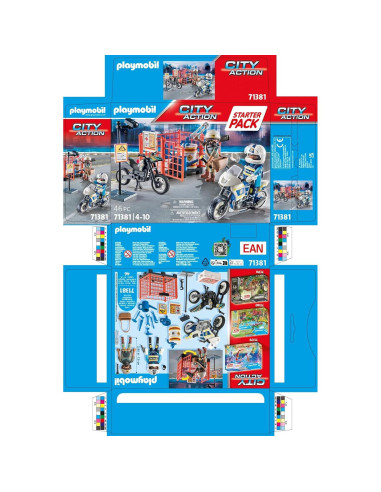 Playmobil 71381 Paquete Inicio Policía Ciudad Juguete 4+