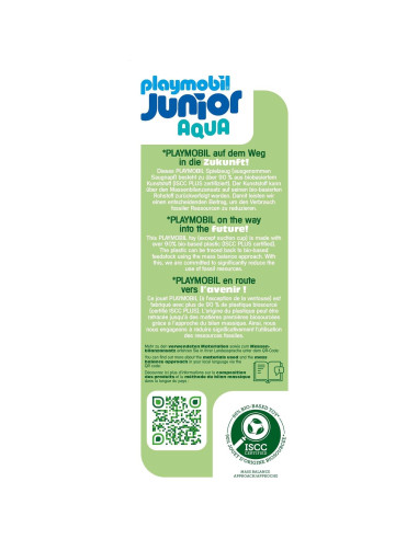 Ducha de Concha de Ariel Playmobil Junior 7 Piezas