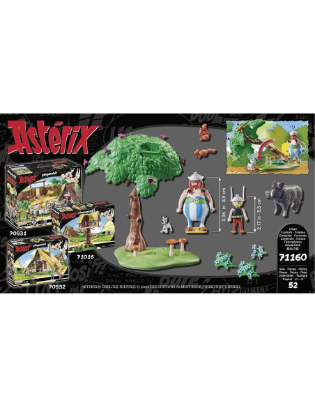 PLAYMOBIL Asterix 71160 Caza de Jabalí con Árbol PLAYMOBIL Asterix 71160 Caza de Jabalí con Árbol