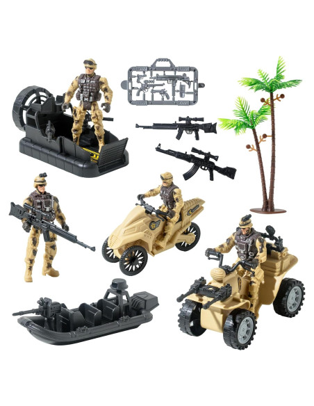 Set de Figuras de Acción Militares Wbzle 11PCS Juguete Set de Figuras de Acción Militares Wbzle 11PCS Juguete