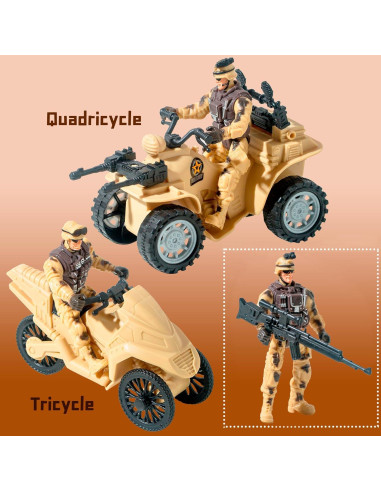 Set de Figuras de Acción Militares Wbzle 11PCS Juguete