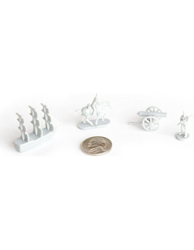Miniaturas militares napoleónicas y guerra civil Morrison 48 piezas