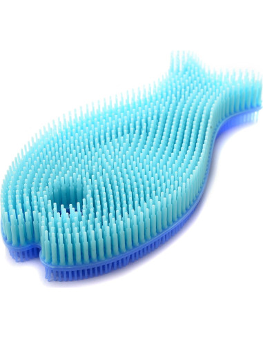 Cepillo de Silicona Norpro para Platos y Verduras Azul
