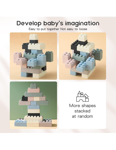 Bloques de Construcción Suaves Bopoobo para Bebés 0.67 kg