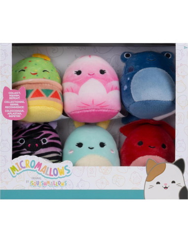 Peluche Micromallows Original Squishmallows 6-Pack