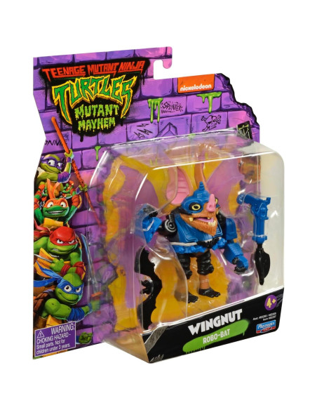 Figura de Acción Tortugas Ninja Wingnut 12,7 cm Playmates Figura de Acción Tortugas Ninja Wingnut 12,7 cm Playmates