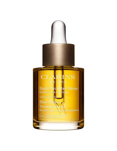 Aceite Facial Orquídea Azul Clarins 30ml - Hidratante Piel Seca