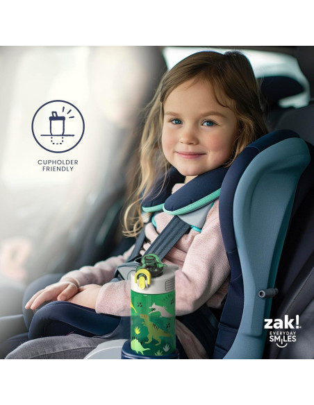 Botella de Agua CoComelon Zak 16 oz Set de 2 con Pajilla Botella de Agua CoComelon Zak 16 oz Set de 2 con Pajilla