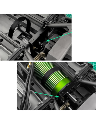 Soporte de Motor RCHUBAM Aluminio 1/5 X-MAXX 6S Estable