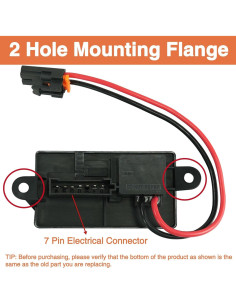 Resistor de Motor de Soplador HEMRUNK 89019089 232g 7 Pines 2