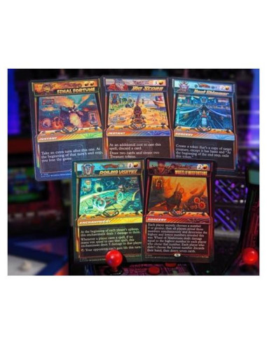 MTG Secret Lair Arcade Racers Foil - 5 Tokens Exclusivos