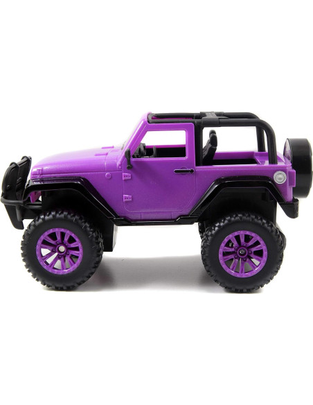 Jeep R/C Jada Toys GIRLMAZING 1:16 Escala Púrpura Jeep R/C Jada Toys GIRLMAZING 1:16 Escala Púrpura
