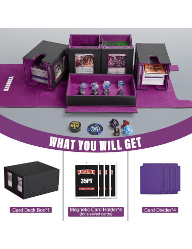 Caja de Barajas Kabinka 5 en 1 para TCG y Dados