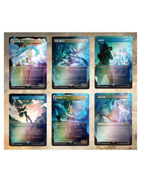 MTG Secret Lair Hatsune Miku Winter Diva JP Edición Foil MTG Secret Lair Hatsune Miku Winter Diva JP Edición Foil