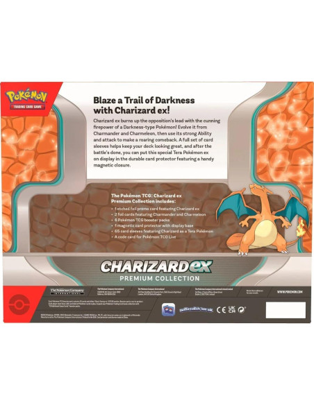 Colección Charizard ex Pokémon TCG + Fundas y Protector Colección Charizard ex Pokémon TCG + Fundas y Protector