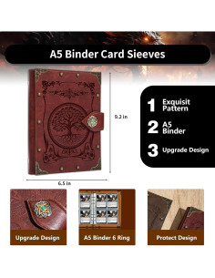 Carpeta de Tarjetas DDFE DUROTAN 30 Páginas 240 Tarjetas 2