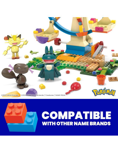 Set de Construcción Pokémon MEGA Rueda de la Fortuna 393 Piezas