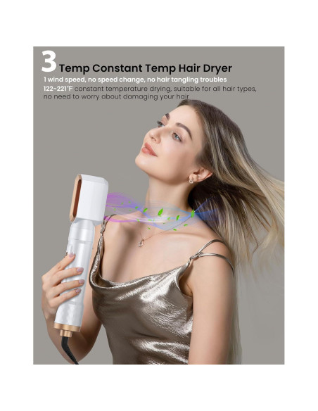Cepillo Secador de Cabello 6 en 1 UKLISS - Alisador y Rizador Cepillo Secador de Cabello 6 en 1 UKLISS - Alisador y Rizador