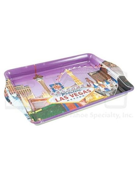 Bandeja de servicio pequeña Las Vegas morada 20.3x14.2 cm Bandeja de servicio pequeña Las Vegas morada 20.3x14.2 cm