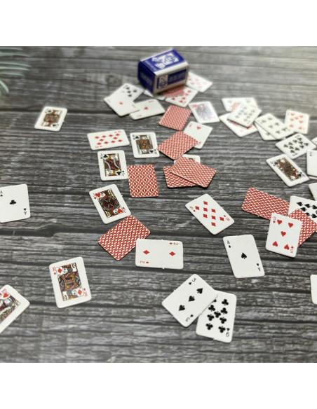 Mini Barajas de Juego VOVCIG - Paquete de 10 Barajas de Póker Mini Barajas de Juego VOVCIG - Paquete de 10 Barajas de Póker