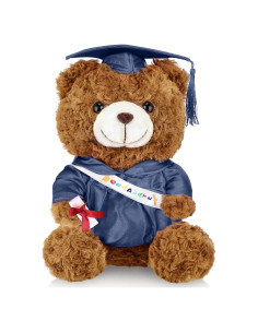 Oso de Peluche Graduación 2024 Hollowfly 35 cm Toga y Gorro