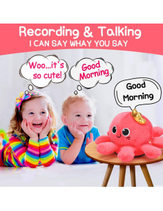 Juguete Musical de Gateo Pulpo Tsomtto 16.5cm Control de Voz 2