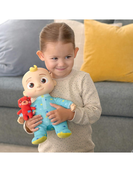 Muñeca de Peluche Musical CoComelon JJ con Sonidos Muñeca de Peluche Musical CoComelon JJ con Sonidos