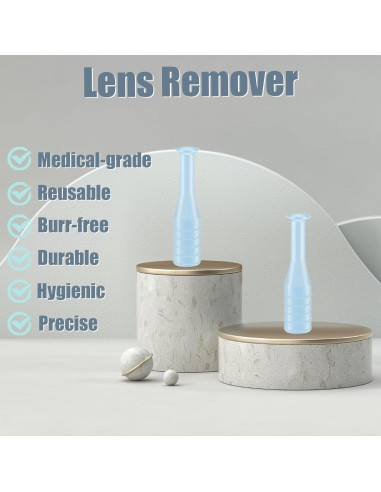 Removedor de Lentes de Contacto Duras Eagosion 6PCS Azul