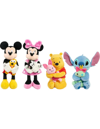 Peluche Mickey Mouse y Pluto Just Play 29 cm para Niños
