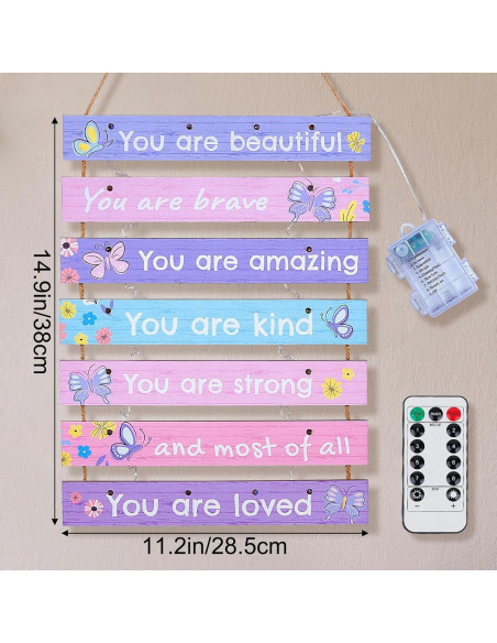 Decoración de habitación FIOBEE mariposa púrpura con LED Decoración de habitación FIOBEE mariposa púrpura con LED